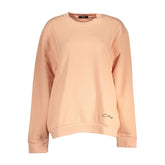 Cavalli Class Elegant Long-Sleeved Pink Fleece Sweatshirt -   -  Cavalli Class.